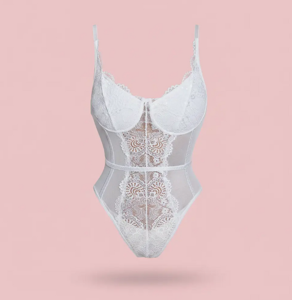 Spitzen Dessous mit Bügel